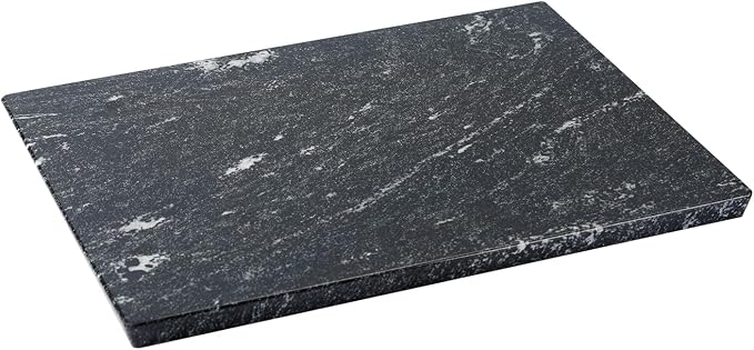 Koville Brazilian Natural Granite Cutting Board for Kitchen, 16x12inch Large Hand Crafted Stone Slab for Cheese, Charcuterie, Pastry Board - Wedding Gift, House Warming Gift