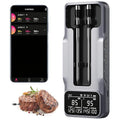 Wireless Meat Thermometer Digital - 800FT Bluetooth Food Thermometer for Cooking, NIST Certified Accuracy, Standalone Base Dual Probes for Grill BBQ Oven Smoker