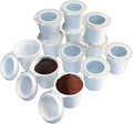 12 iFillCup Fillable K Cups - Ultrafine Filter for Sediment-Free Brew, Universal K Cup Brewer Compatibility, DeepBrew Filter Holds 50% More Coffee for Insanely Rich Brews (White)