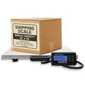 Houseables Shipping Scale, Platform Scale, Industrial, Heavy Duty, 400 LB, Weight Machine for Luggage, Packages, Postal, Floor, Commercial, Package, Business, Weighing, Large Platform, Digital, 22x18