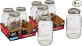 Ball Americana Regular Mouth Glass Mason Jars with Lids and Bands, Used for Canning, Pickling, Juice, Jam, Jelly, Quart Size 32 Ounce, 4 Count, Pack of 2 (8 Jars Total)