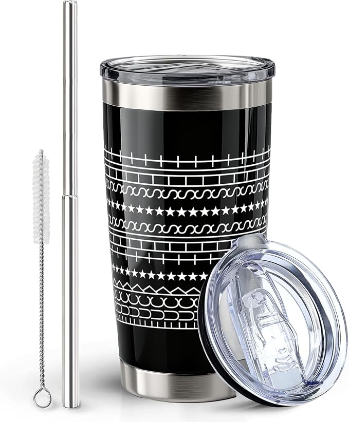 Hidden Message Tumbler for Women Men - Funny Coffee Mugs Novelty Gift for Coworker, Friends, Work, Bestie - Stainless Steel Leak Proof Coffee Cups 20oz with Straw