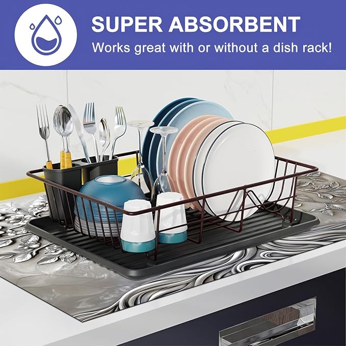 HOMETITUTE Stove Top Cover for Electric Stove 28x20 Inch Tree of Life Glass Cooktop Protector Mat Heat Resistant Decorative Kitchen Cover for Glass Range Countertop Coffee Mat