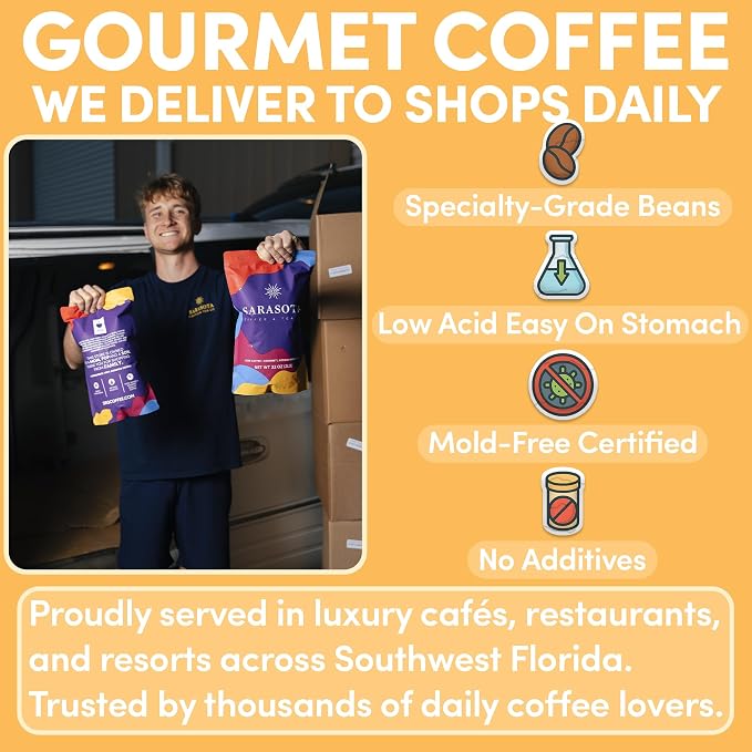 2 lb Whole Bean Coffee Breakfast Blend | Medium Roast Bulk Whole Bean Coffee Beans | Smooth Low Acid Morning | Specialty Grade | 32 oz