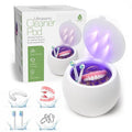 Pursonic 42kHz Ultrasonic Cleaner Pod with UV-C Light & Smart One-Touch - Water-Based Cleaning Device with Auto Shut-Off Feature for Coins, Dentures, Aligners, Jewelry & Toothbrush Heads