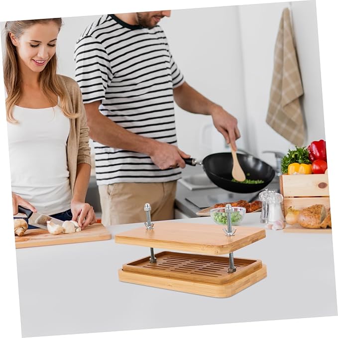 IMIKEYA Natural Bamboo Tofu Press Home Supplies Tofu Maker Pressing Tool for Cooking