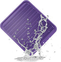 ZLR Large Silicone Dish Drying Mat (16" x 18") - XL Heavy Duty Drainboard Mat for Pots, Pans & Family Loads - Heat Resistant Trivet & Counter Protector, Easy Clean (Meadow Violet)