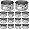 Sunnyray 12 Pcs 4 Inch Springform Pan for Baking Mini Cheesecake Pans with Removable Bottom Nonstick Leakproof Round Cake Mold Spring Form Molds for Mini Cheesecake Pizza and Quiches (Grey)