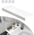 Metal Kitchen Refrigerator Gap Partition Countertop Gap Extension Board, Refrigerator Side Partition, Gap Covers Between Countertop And Walls, No Drill (White, 19.68 * 7.87inch)