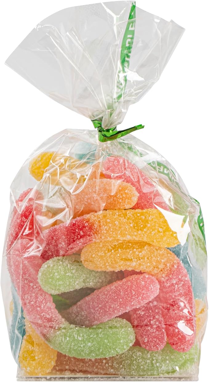 Resturantware Plastic Gusset Bags 100 Count 2" x 1 1/2" x 5" Wicker Dispensing Bottom Gusset Clear Plastic Bags Heat Sealable For Sourdough Bread Cookies Pastries Rolls For Home Bakers And Bakeries