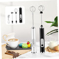 Alipis Milk Frother Electric Cappuccino Maker Handheld Mixer for Matcha Latte Speeds Usb Charging