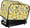 Toaster Cover 2 Slice Watercolor Pastel Butterfly Flower Kitchen Small Appliance Covers with Pockets Dust and Fingerprint Protection