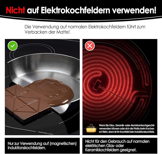 KitchenRaku Large Induction Cooktop Protector Mat 20.8x24 inch, Translucent (Magnetic) Electric Stove Burner Covers Antiscratch as Glass Top Stove Cover or Electric Stove Top