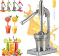 Cast Iron Juicer Hand Press, Manual Juicer Hand Press, Heavy Duty Countertop Lime Citrus Crush Machine for Oranges Lemons Limes, Easy to Clean, Home and Kitchen Essentials