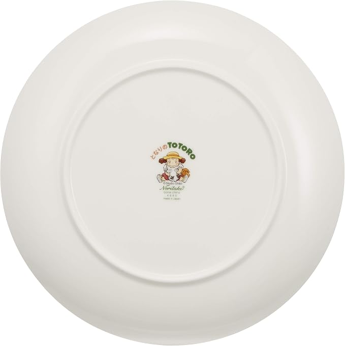 Noritake Noritake T50116A/4660-4 My Neighbor Totoro Plate 9.1 inches (23 cm), Hiruga Hiruga-Hiruga-Hiruga-Hen, Microwave Safe, 1 Piece, Bone China