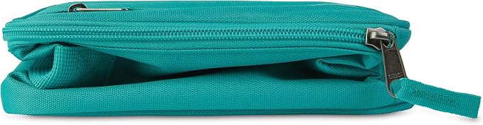 PackIt(R) Freezable Classic Lunch Box, Teal, Built with EcoFreeze(R) Technology, Collapsible, Reusable, Zip Closure With Zip Front Pocket and Buckle Handle, Designed for Fresh Lunch On the Go
