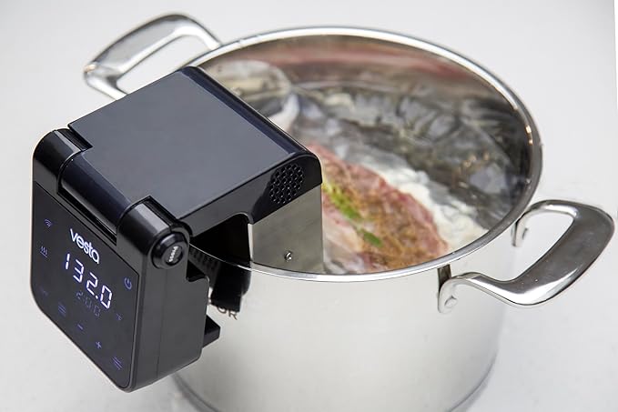 Sous Vide Cooker with App Control & 5 Mil Thicken Vacuum Sealer Bags Rolls