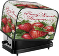 Spring Strawberry Red 2 Slice Toaster Cover Dust And Fingerprint Bread Maker Cover Bakeware Protector Washable Appliance Covers Kitchen Accessories For Home Kitchen Women Gift