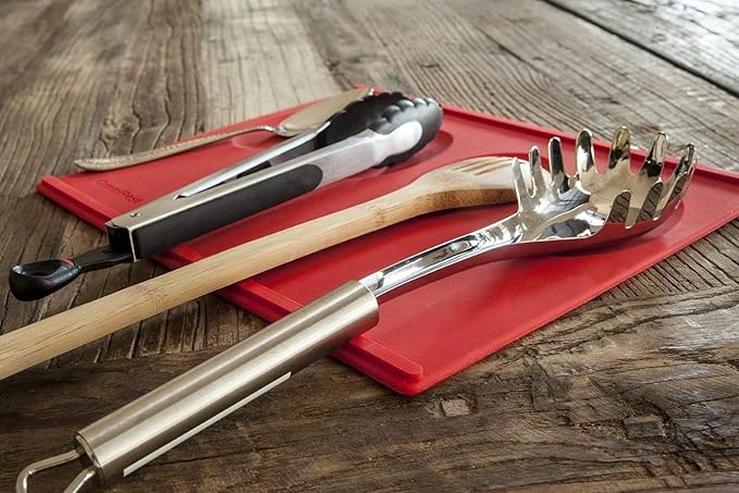 OmniRest Silicone Kitchen Spoon Rest, Multiple Spoon Rest, Pot Holder, Trivet, Extra Thick Silicone, Easy to Clean