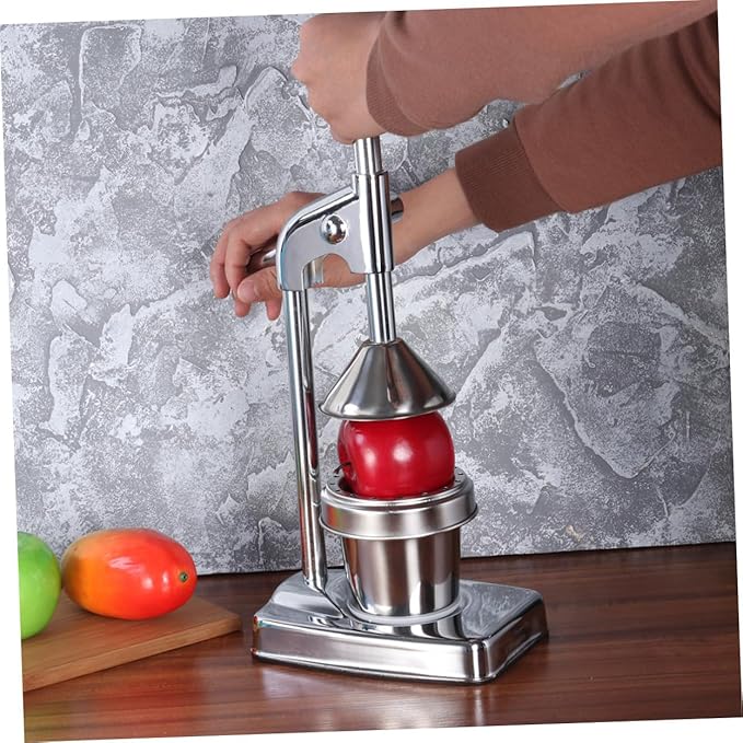 Manual Juicer Extractor Fruit Vegetable Press Machine No Electricity Needed Easy to Clean Stainless Steel