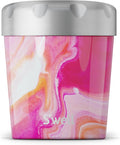 S'well Stainless Steel Ice Cream Chiller, 16oz, Rose Agate, Triple Layered Vacuum Insulated Container Keeps Ice Cream Frozen For Up To Four Hours, BPA Free (Pack of 8)