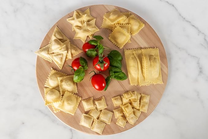 Imperia Ravioli Maker Pasta Attachment - 100% Made in Italy- Heavy Duty Cutter, Steel Construction- Machine Accessory Cuts for Filled Pasta- Easy Use Roller Maker for Fresh Homemade Italian Dishes