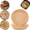 Round Parchment Cooking Paper - 60PCS 7.9Inch Non-Stick Paper, Oil-proof, Water-proof Cooking Baking Roasting Filter Paper for Fryers Basket, Microwave Oven, Frying Pan