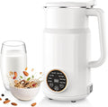 Nut Milk Maker Machine,10 in 1 Automatic Plant Based Milk Maker, 34oz Almond Milk Machine, 304 stainless steel with 12 Blades for Homemade Oat, Coconut, Chowder, Juice, Soy Milk Machine