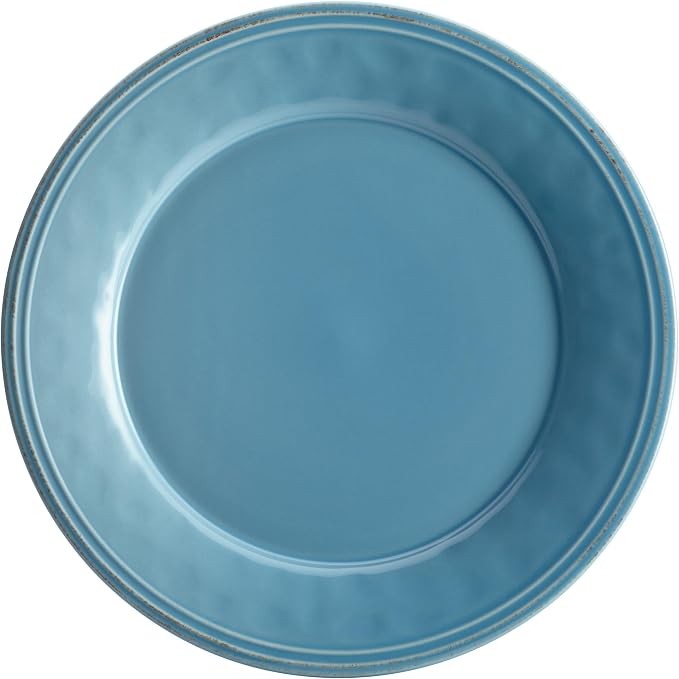 Rachael Ray Cucina Dinnerware 16-Piece Stoneware Dinnerware Set, Agave Blue