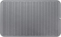MicoYang Silicone Dish Drying Mat for Multiple Usage,Easy clean,Eco-friendly,Heat-resistant Silicone Mat for Kitchen Counter or Sink,Refrigerator or Drawer Liner Grey 3XL 28 inches x 18 inches