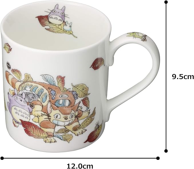 Noritake T97265/4660-6 Noritake My Neighbor Totoro 400cc, Chicken Thorns, Microwave Safe, 1 Piece, Bone China