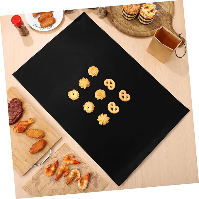 9pcs Non-stick Oven Liner Mats Reusable Cooking Mats for Grill Baking High-temperature Resistant for Easy Oven Cleanup