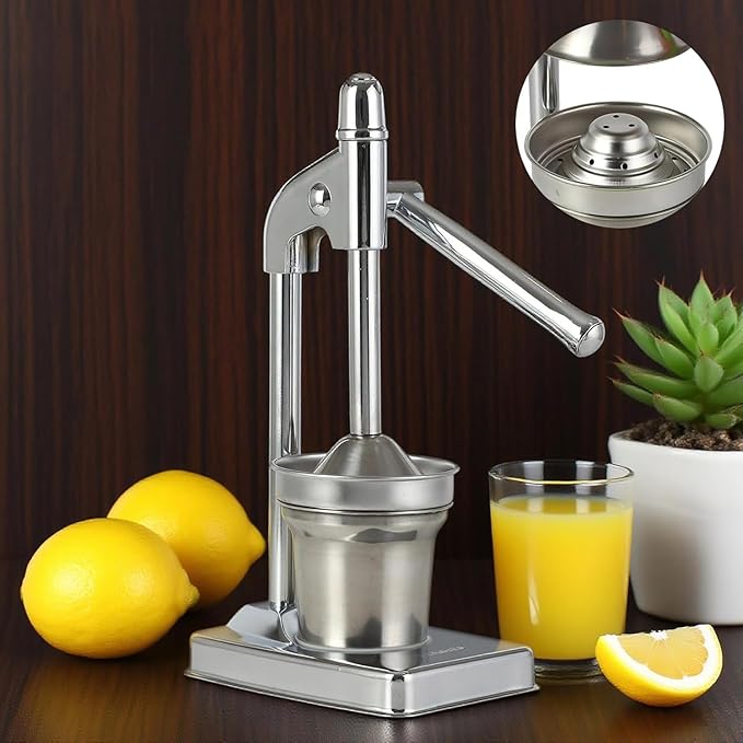 Cast Iron Juicer Hand Press, professional can can manual juice press, Heavy Duty Countertop Lime Citrus Crush Machine, for Oranges Lemons Limes, Easy to Clean, Kitchen Essentials