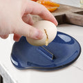 Spoon Holder, Spoon Rest for Kitchen,Ceramic Spoon Holder for Stove Top, Cooking Spoon Holder,Heat Resistant Utensil Rest for Countertop, Blue