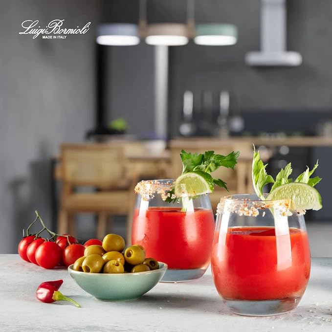 Luigi Bormioli Crescendo Double Old-Fashioned Glasses - Clear, Set of 4