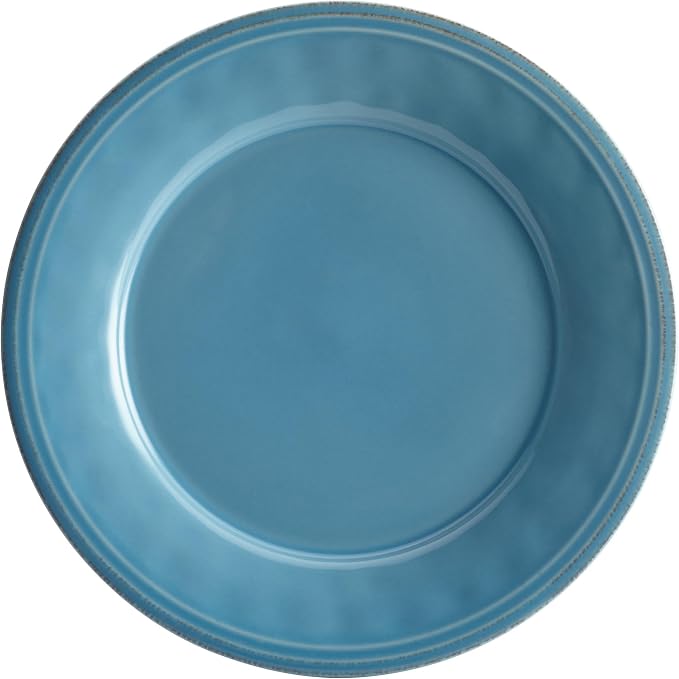 Rachael Ray Cucina Dinnerware 16-Piece Stoneware Dinnerware Set, Agave Blue