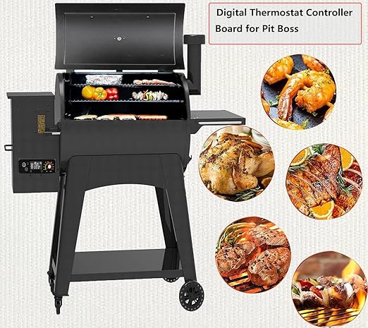 AC03P9 PB1100PS1 Control Board Replacement for Pit Boss Grills and Smokers, LCD Display Module for AC03P9, PB440D2/ PB1150G/ PB850G/ PB550G/ PB820/ Pro 1100 Wood Pellet Grills