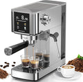 Crzoe Espresso Machine 20 Bar, 3-Second Heat for Rapid Cold Brew, Built-in Steam Wand for Lattes, Touch Screen, 40oz Tank, Gift for Coffee Lovers
