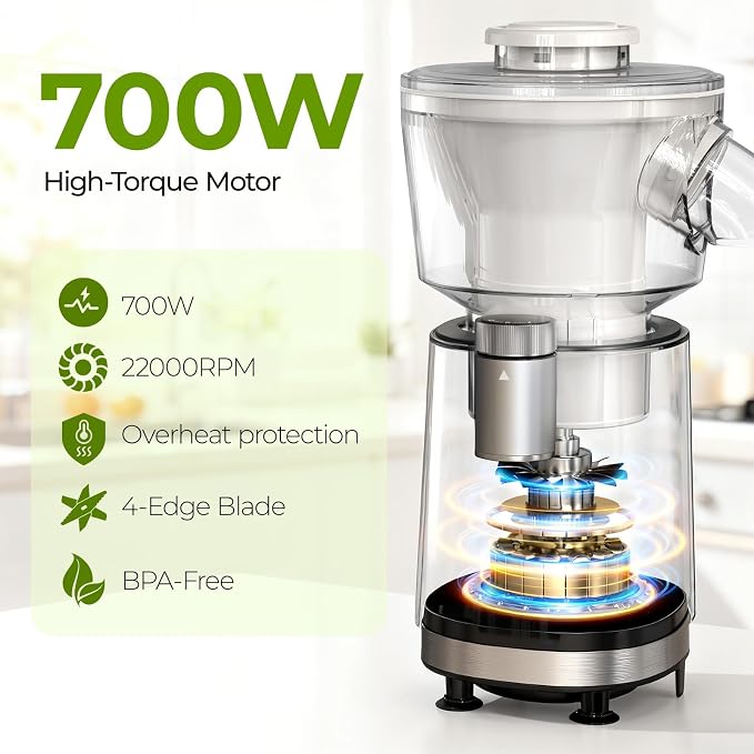 QIBOX Snow Cone Machine & Smoothie Blender 2 in 1, 700W Powerful Shaved Ice Machine Frozen Margarita Machine, Slushine Machine Maker with Stainless Steel Blade, Smoothie Recipe, for Home Kitchen Party