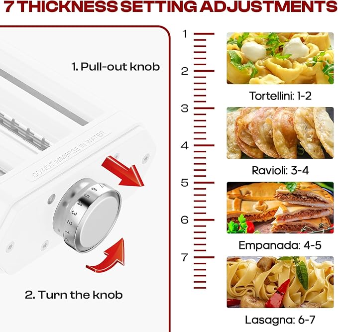 Pasta Attachment for KitchenAid Stand Mixer, 3 in 1 Set Pasta Maker KitchenAid Attachment Includes Spaghetti Cutter, Pasta Sheet Roller and Fettuccine Cutter, Attachment for Kitchen aid Mixers