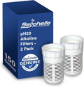 Seychelle pH2O Alkaline Water Filter Pitcher Replacement - 2 Pack