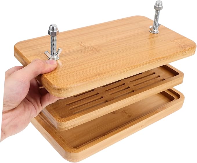 Homemade Tofu Making Presser Bamboo Tofu Presser for Soybean Curd Mold