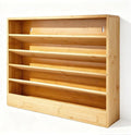 Bamboo Tiered Spice Rack Organizer for Cabinet,Wooden Seasoning Rack for Countertop, Cupboard, Pantry, Kitchen (Spice Jars Not Included)