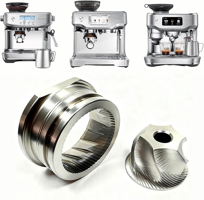 Conical Grinder Burr Set Replacement - Compatible with Breville BES995/BES980XL/BES990/BES880/BES881/BES878 Espresso Machines (From 1926 PDC)