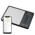 Taylor 5340117 Smart Food Scale with Precision Hub App, Digital Kitchen Scale for Macro Tracking and Calorie Logging, 11 lb Capacity, Measures Grams, Ounces & Liquids, Batteries Included