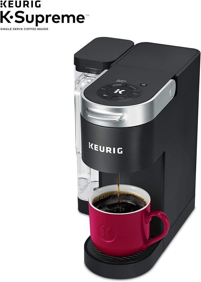 Keurig K-Supreme Single Serve Coffee Maker with Lavazza Classico, Medium Roast, 32 K-Cup Pods
