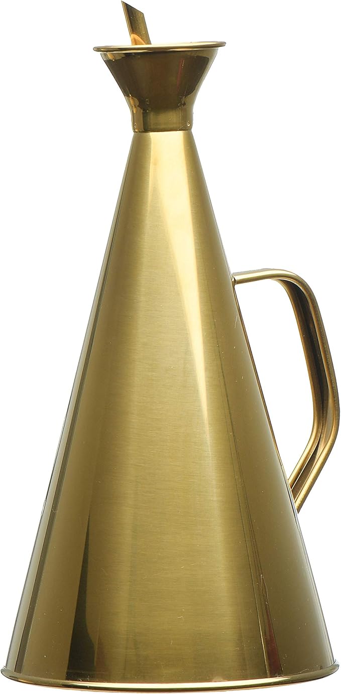 Gold Stainless Steel Oil Cruet