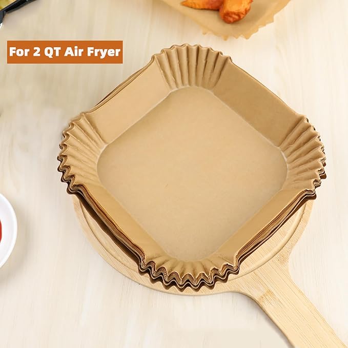 Air Fryer Liners for CHEFMAN 2Qt Mini Air Fryer,Mini Air Fryer Liners Disposable Small 2 qt 2.6qt,160PCS Non-Stick Waterproof Small Airfryer Liners