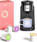 HBN Single Serve Coffee Maker for K-Cup + Tea 40-Count Sampler Variety Pack