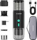 HAUSHOF Portable Electric Espresso Machine, 20 Bar Fast Heat-Up Travel Coffee Maker, USB-C Rechargeable Compatible with Ground Coffee & NS Capsules, for Car, Camping, RV, Hiking & Office